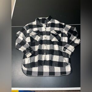 SHEIN Plaid Shacket – Size Medium